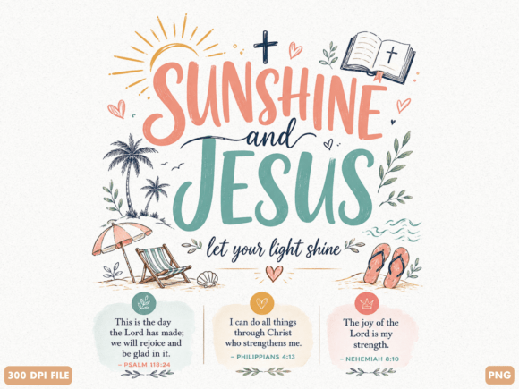 Brighten Your Faith-Based Designs with Sunshine and Jesus