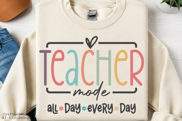 Celebrate Educator Style with This Trendy Teacher Mode SVG