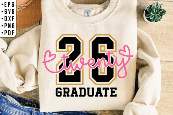 Celebrate Milestones with Twenty 26 Graduate SVG Designs