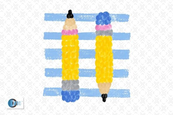 Coastal Pencil Stripes: A Design for Fall & Teacher Life