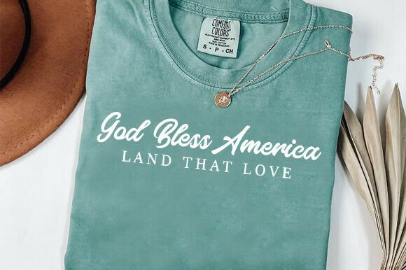 God Bless America PNG: Your Go-To for 4th of July Crafts