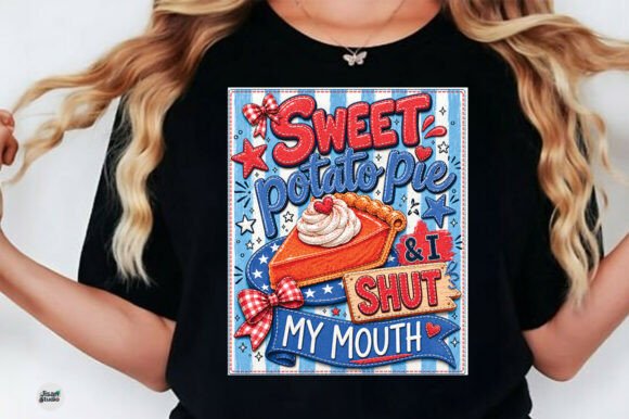 Sweet Potato Pie USA Patriotic PNG: A Design for Every Occasion