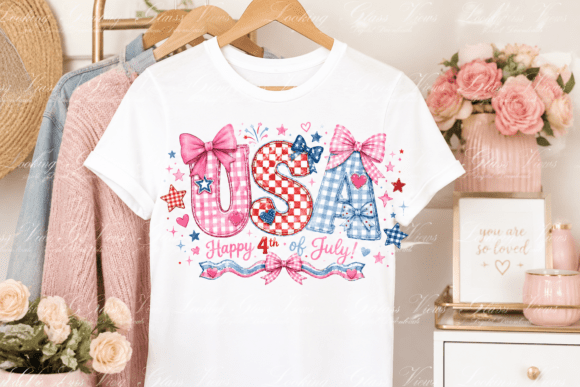 Sweet Summer Style: USA Happy 4th of July Patriotic Gingham